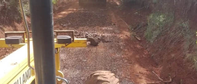 Realizaron mejoras integrales en un camino del límite entre Alberdi y Oberá