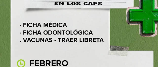 Apóstoles realiza operativos de fichas médicas escolares en los CAPS durante febrero