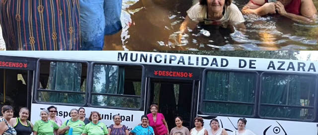 Abuelos Felices de Azara participaron de una jornada recreativa en Colonia Alberdi