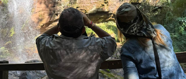 Más de 50 personas participaron de una jornada de avistaje de aves en el Salto Berrondo