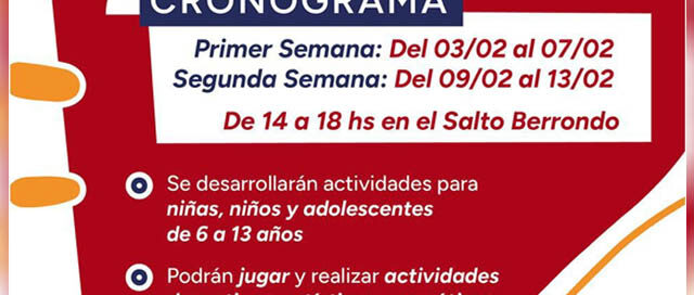 Oberá se suma al programa provincial “Verano Cerca Tuyo II” con propuestas educativas y recreativas