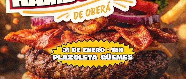 Oberá elegirá la mejor hamburguesa durante una nueva edición de la Noche Peatonal