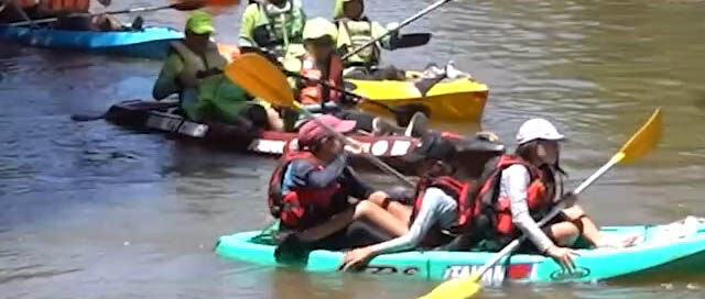 Apóstoles fue sede de un encuentro nacional de kayakismo y canotaje en el Arroyo Chimiray