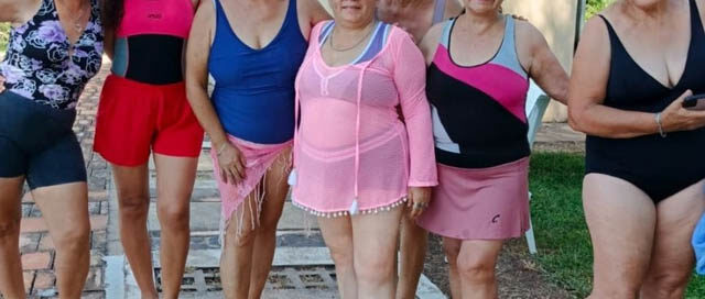 Adultos mayores participaron del segundo día de la colonia en el Yabebirí