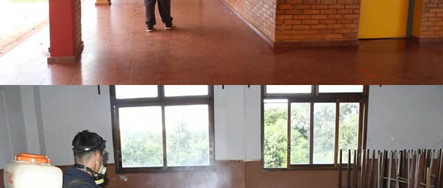 Eldorado refuerza tareas de fumigación y desratización en escuelas por el inicio del ciclo lectivo 2026