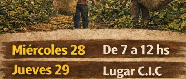 25 de Mayo anuncia la entrega de módulos alimentarios para tareferos