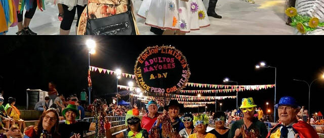 Aristóbulo del Valle participó del Carnaval Provincial del Adulto Mayor en Puerto Piray