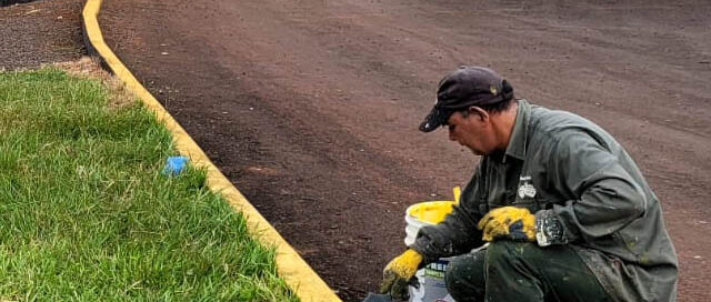 Campo Viera: avanzan las tareas de pintura y puesta en valor del predio de la Fiesta Nacional del Té