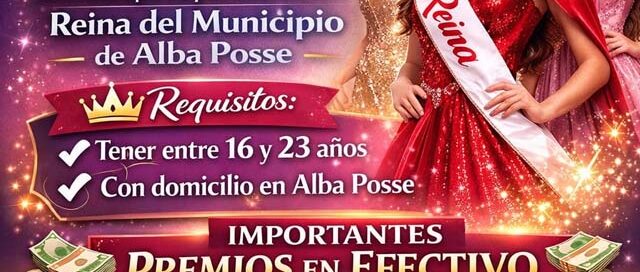 Alba Posse convoca a jóvenes para participar en la Elección Reina del Municipio 2026