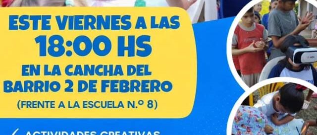 Candelaria: “Mini Vacaciones en tu Barrio” llega al barrio 2 de Febrero
