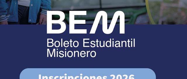 Posadas: informan sobre los requisitos para acceder al Boleto Estudiantil Misionero 2026