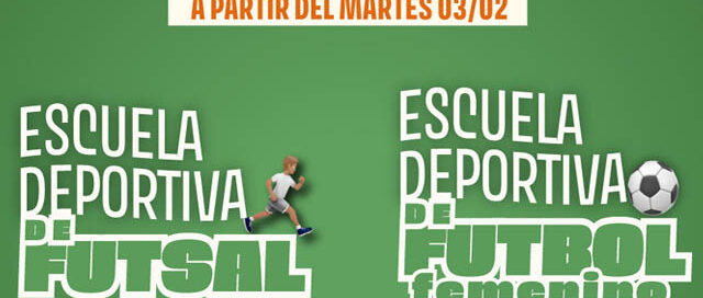 Oberá abrió las inscripciones para las escuelas deportivas de futsal y fútbol femenino