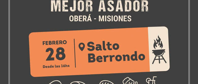 Oberá se prepara para la 9° edición del Campeonato Mejor Asador y la Fiesta del Verano en el Salto Berrondo
