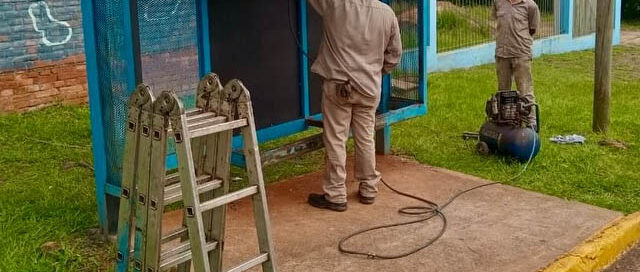 Puerto Rico: avanzan con la restauración y construcción de refugios para pasajeros