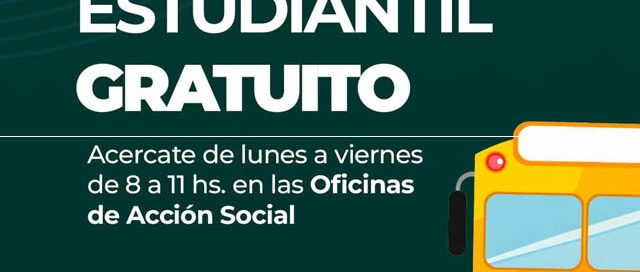 Concepción de la Sierra: habilitan la gestión del Boleto Estudiantil Gratuito de cara al inicio de clases