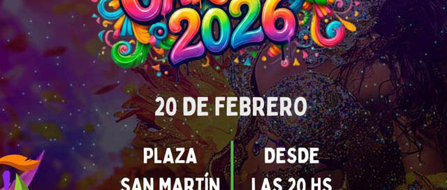 Puerto Libertad reprogramó la Fiesta de Carnaval para el 20 de febrero en la Plaza San Martín
