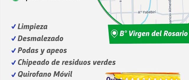 Realizarán un operativo ambiental integral en el barrio Virgen del Rosario de Eldorado
