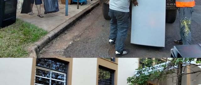 El Municipio colaboró con el traslado de mobiliario para el inicio del ciclo lectivo en la Escuela Sudamericana N° 746