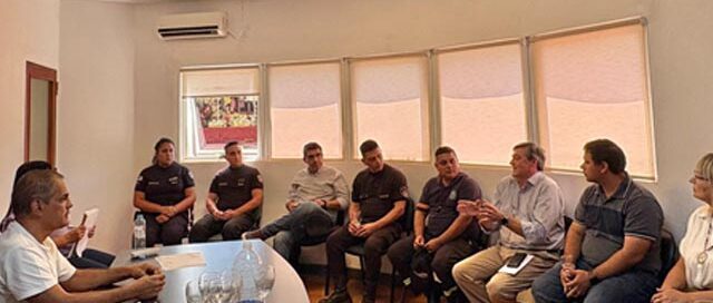 Puerto Esperanza: autoridades coordinaron acciones para fortalecer los operativos de seguridad