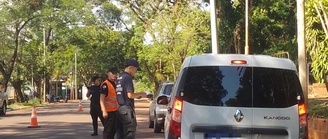 La Dirección de Tránsito intensifica controles para reforzar la seguridad vial en Puerto Iguazú
