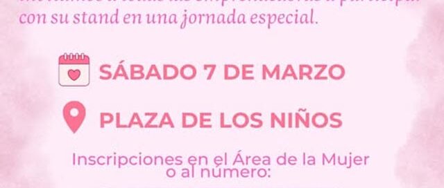 Puerto Piray convoca a emprendedoras para una jornada especial por el Día de la Mujer