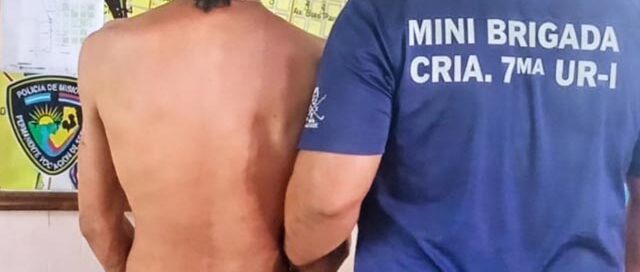 Detuvieron en Villa Cabello a “Waikika”, acusado de una serie de robos en la chacra 158