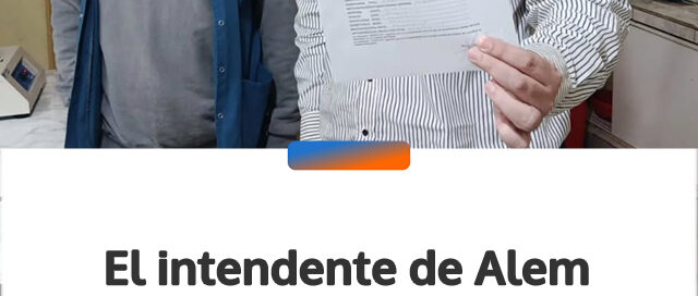 “El ejemplo es una premisa”: el intendente de Alem se hizo el examen toxicológico
