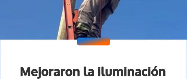 Mejoraron la iluminación en el barrio San Miguel de Wanda